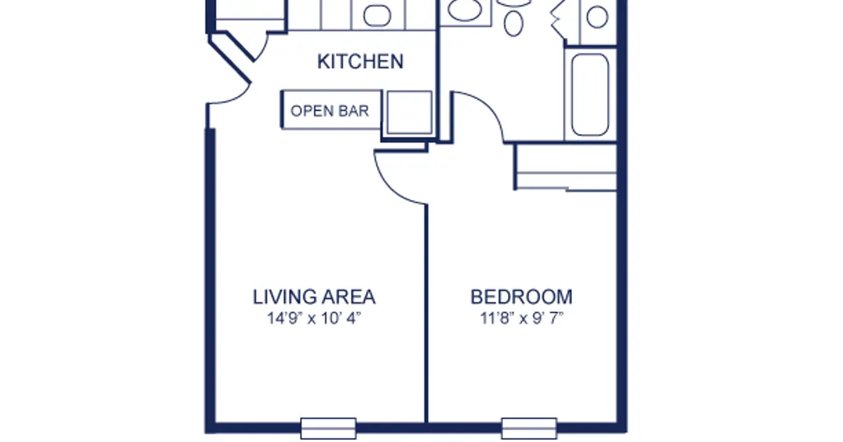 Unit 325C 1Bed/1Ba Dn (A) Courts of Valle Vista